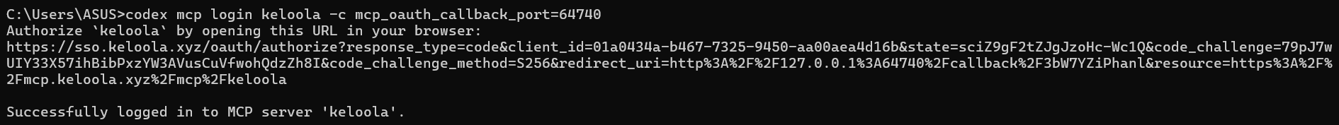 Halaman login Keloola Developer